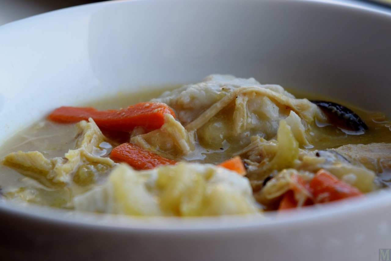 Chicken Soup with Polish Dumplings - Make It Like a Man!