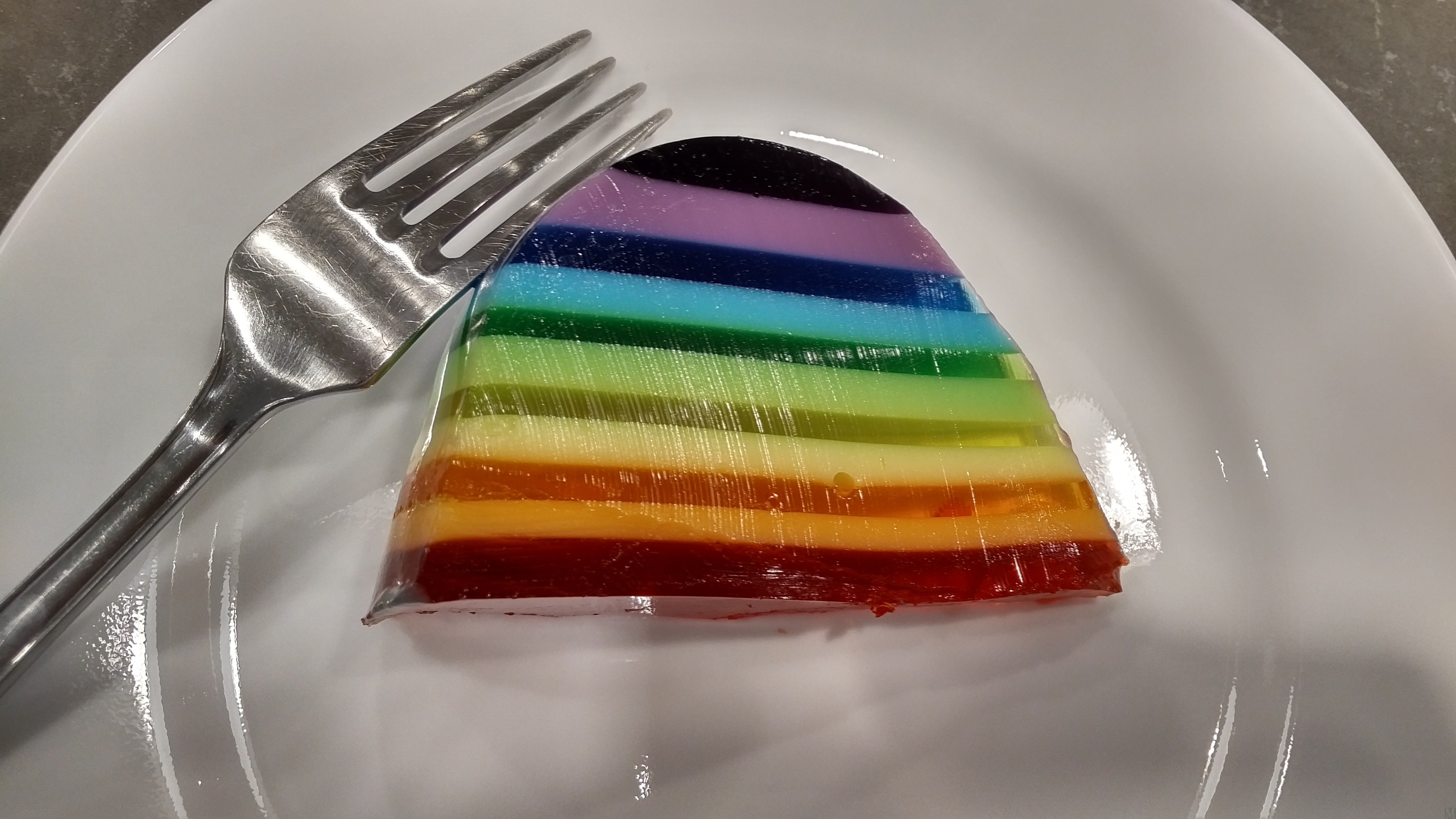 Rainbow Jello