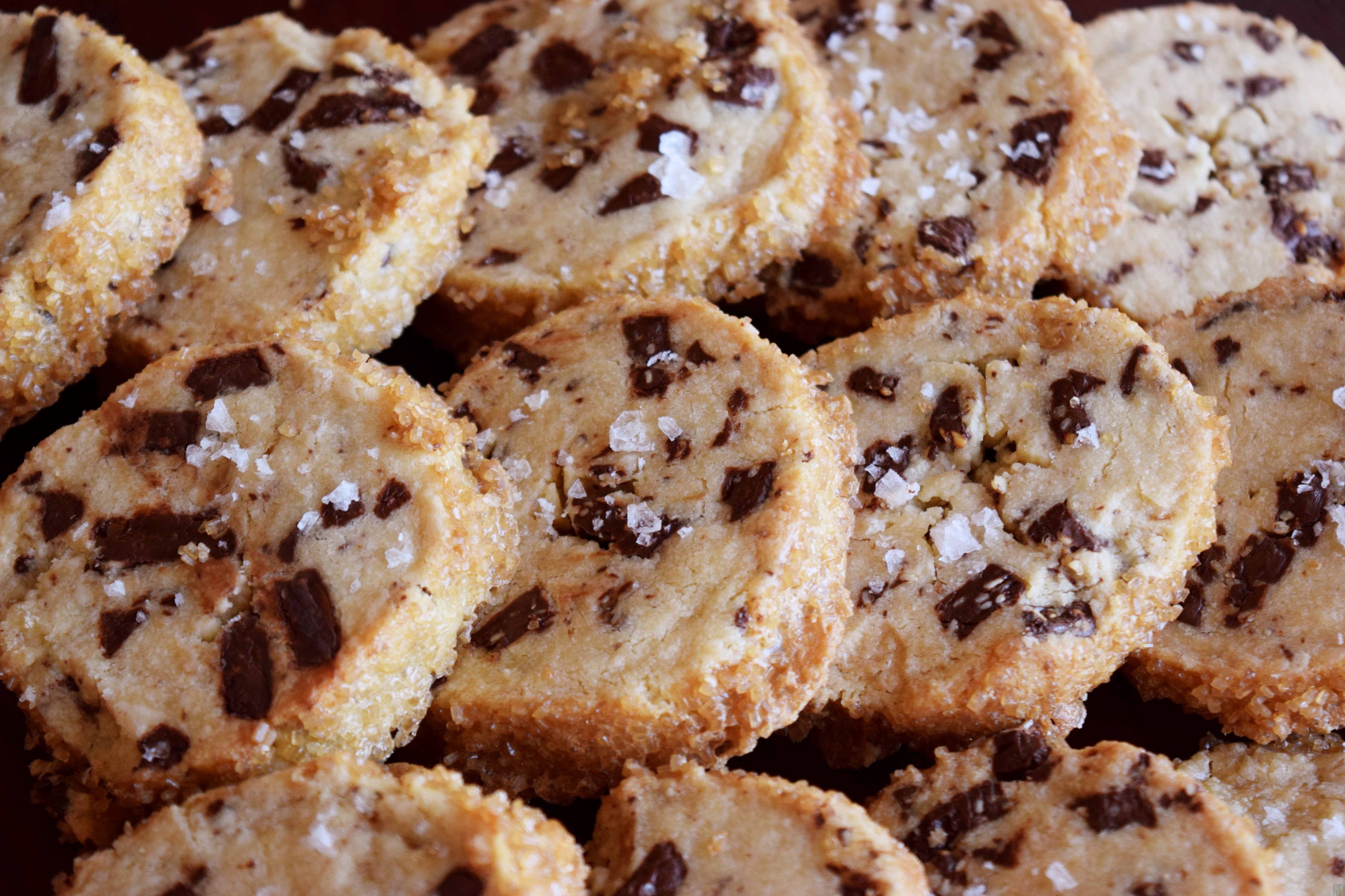 Salted Chocolate Chunk Shortbread Cookies - Make It Like a Man!
