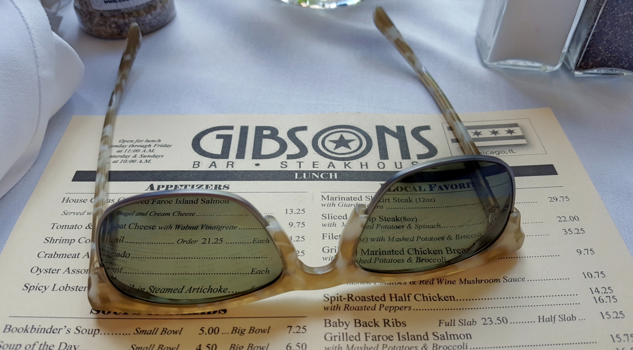 Jybons Menu Gibsons Bar & Steakhouse - Make It Like a Man!